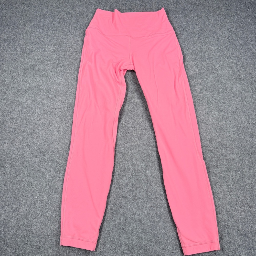 Lululemon Align High Rise Leggings Pink Nulu Yoga Pants LW5FBUS Size 6 25 Inseam